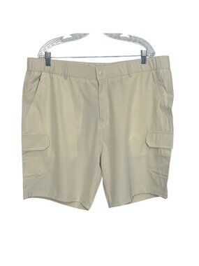 Brisira Cargo Shorts Mens Size 42 Tan New Casual Golf Pockets